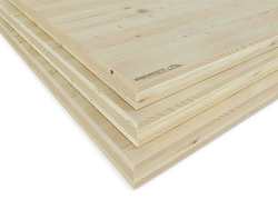 Tablette - EPICEA 3 PLIS - ép. 22 mm - choix B/B -  panneau de 5,00 x 1,25 ml